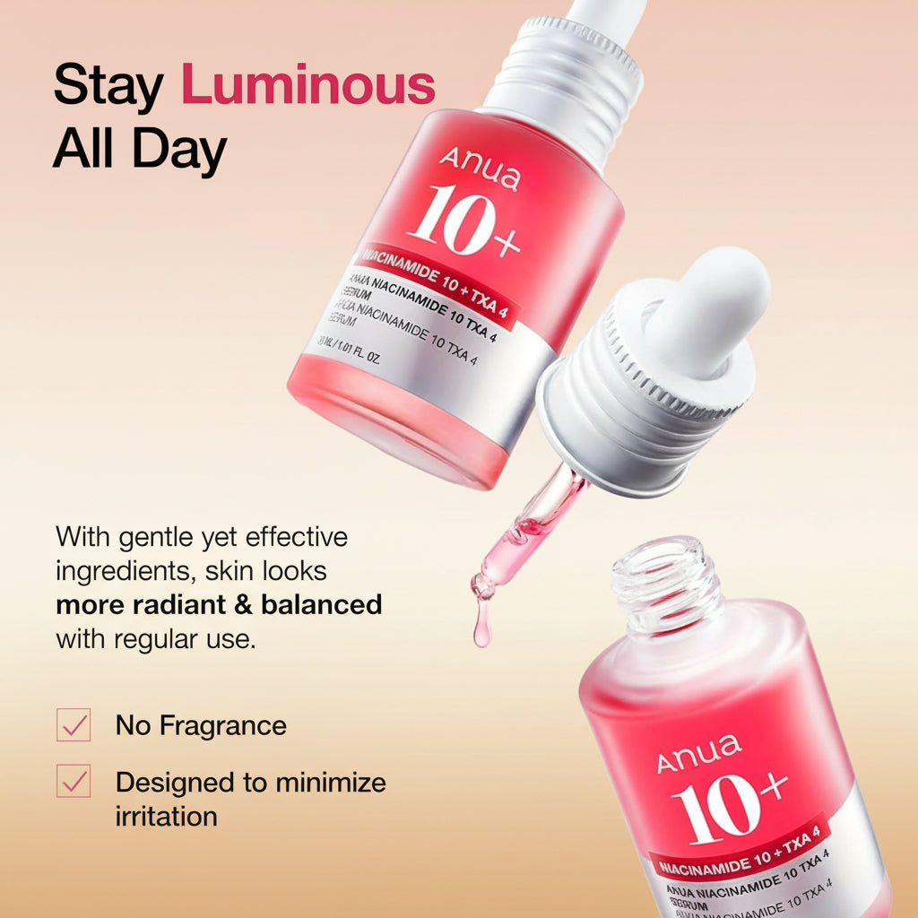 ANUA Glow Back Niacinamide 10% + TXA 4% Serum 30ml