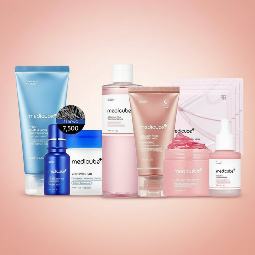 Medicube Glass Glow Skincare Set (8 Pieces)