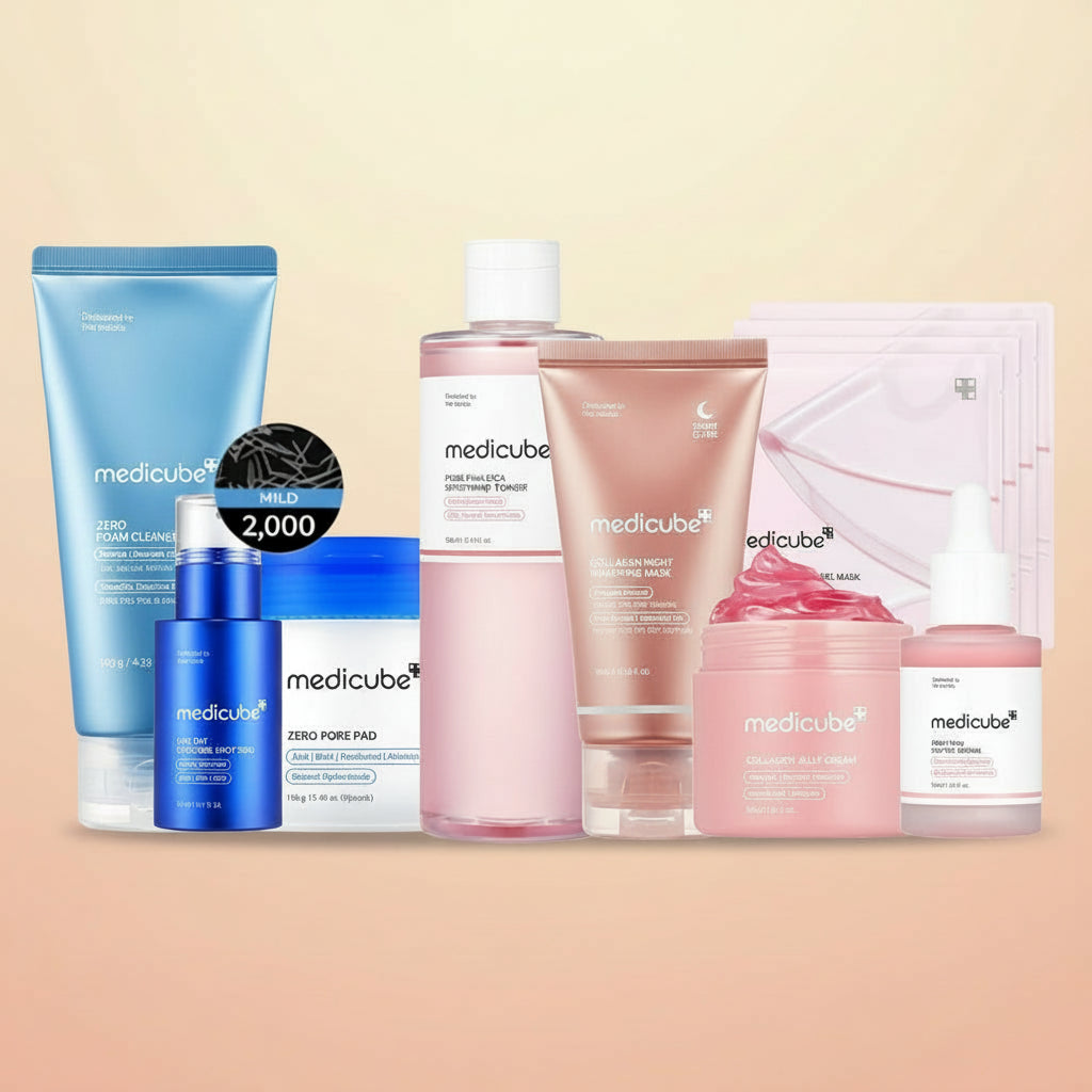 Medicube Glass Glow Skincare Set (8 Pieces)