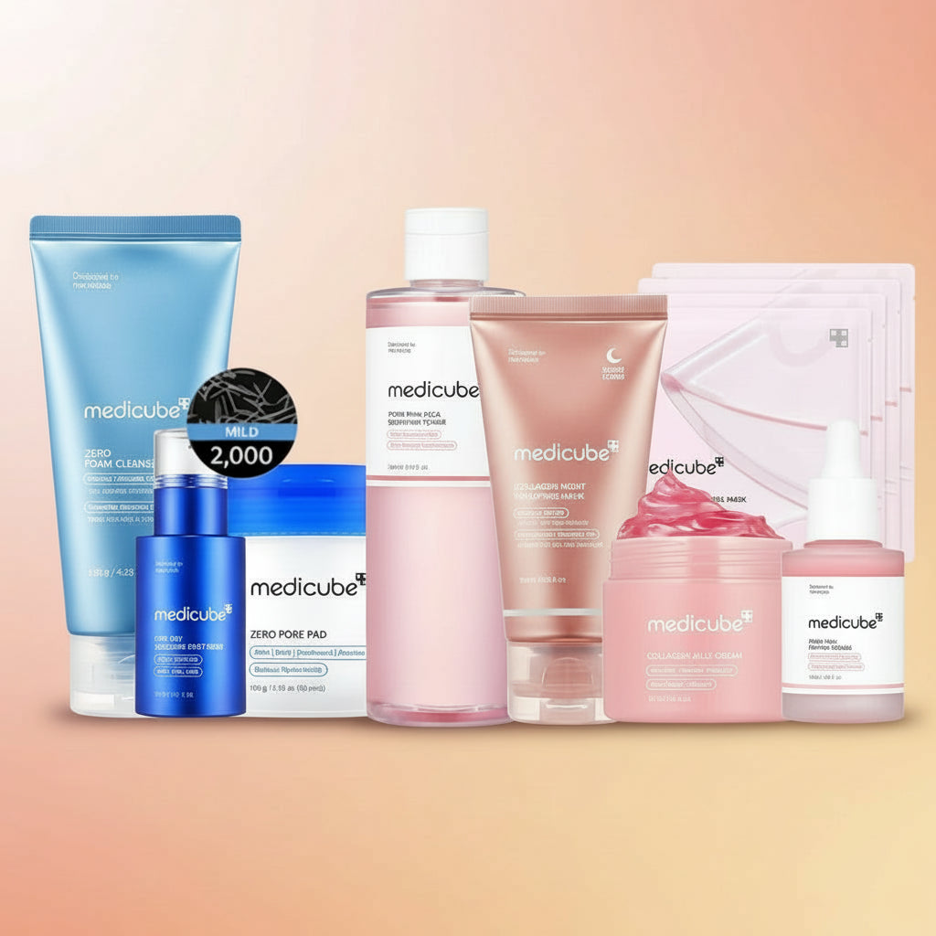 Medicube Glass Glow Skincare Set (8 Pieces)